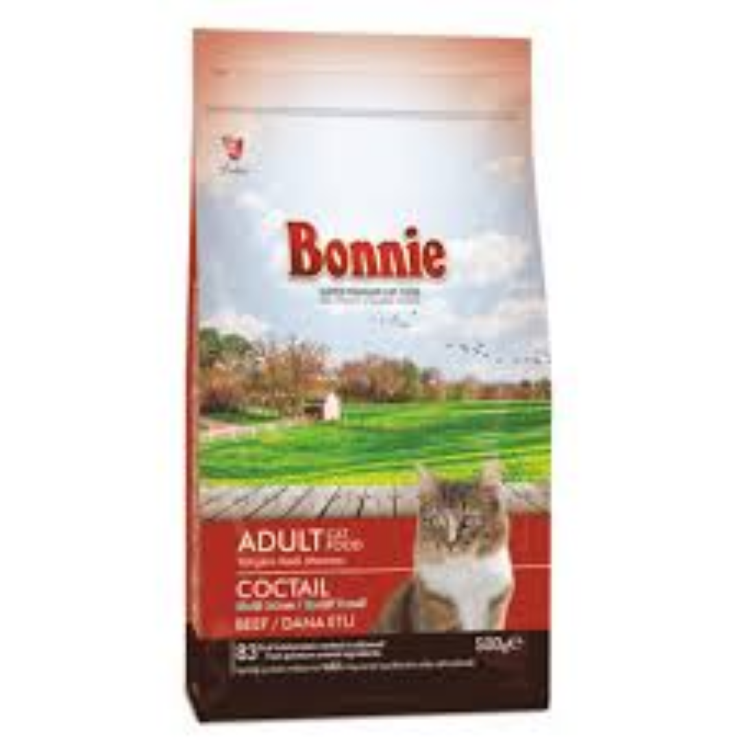 BONNIE ADULT CAT FOOD COCKTAIL 0.5KG